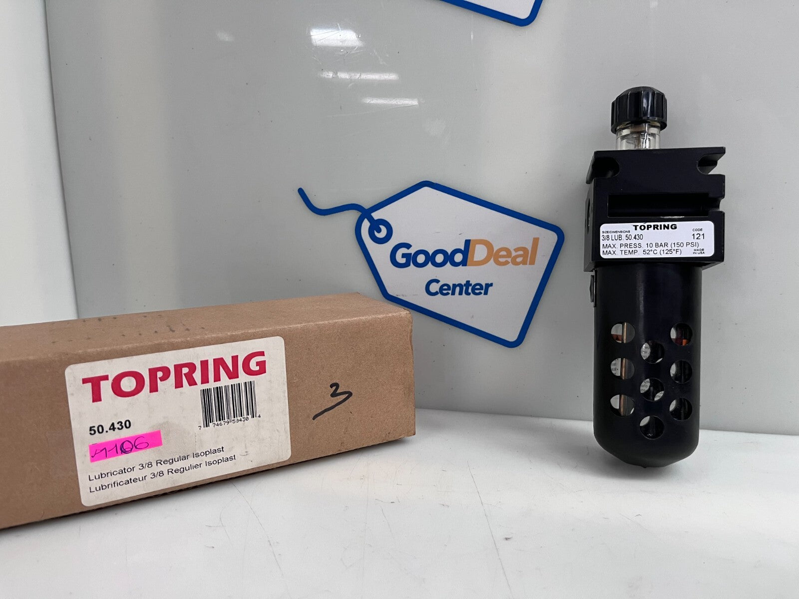 TOPRING 50.430 Lubrificator 3/8 Regular Isoplast