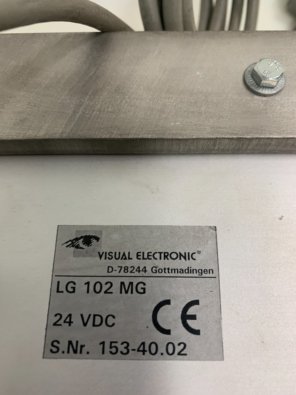 Visual Electronic D-78244 Numerical Display 24 VDC 153-40.021