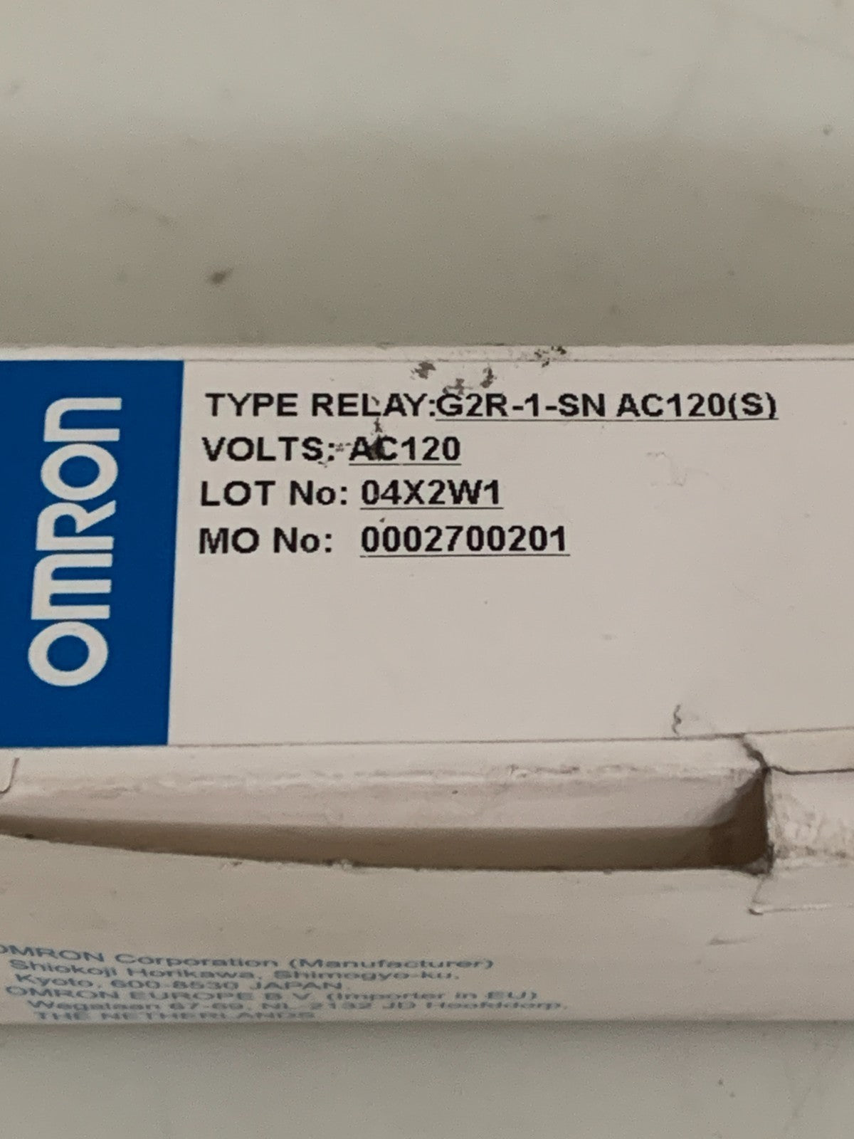 LOT OF 7 OMRON RELAY 5 PIN W/LED INDICATOR