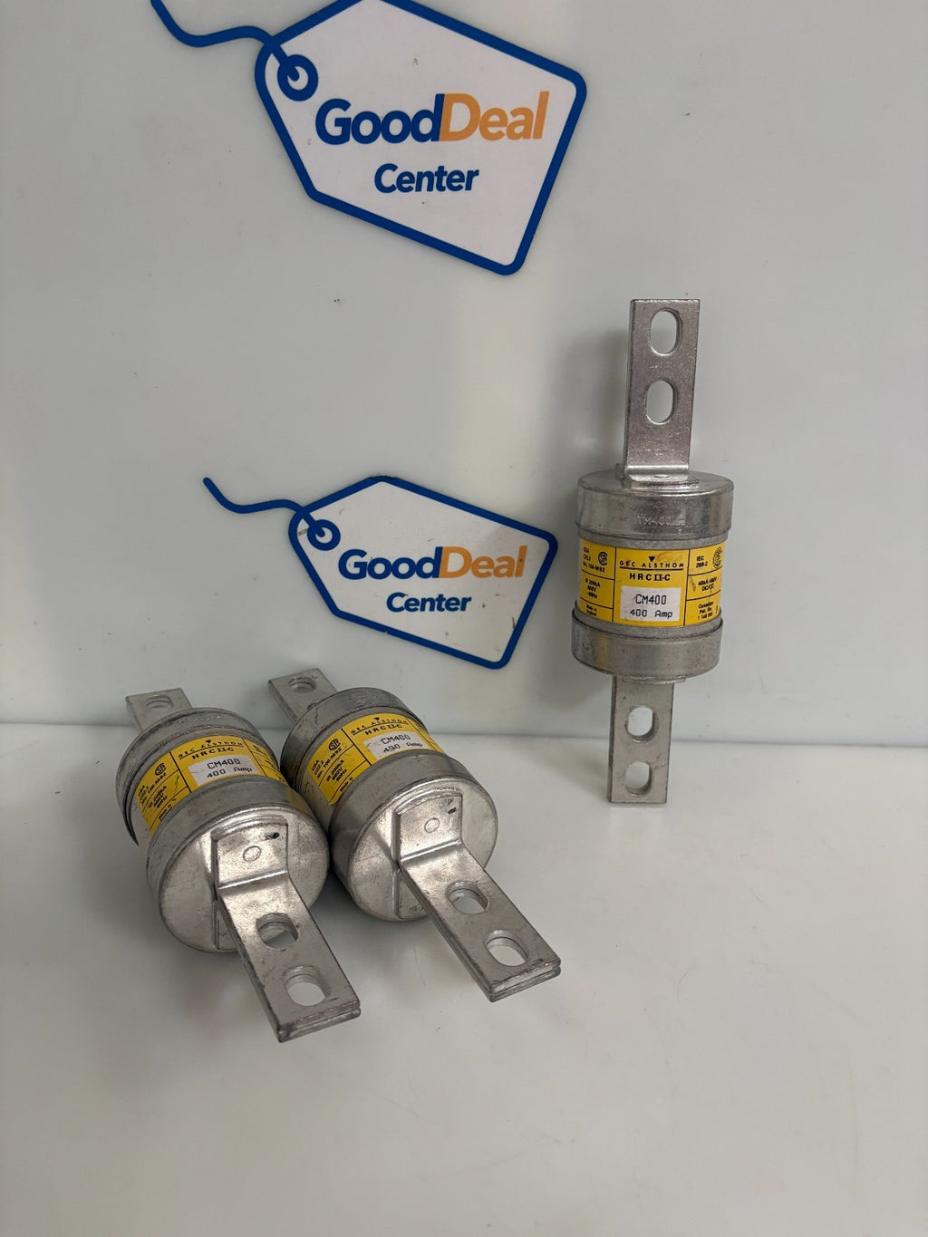 LOT OF 3 GEC ALSTHOM HRC II-C CM 400 400 AMP FUSE
