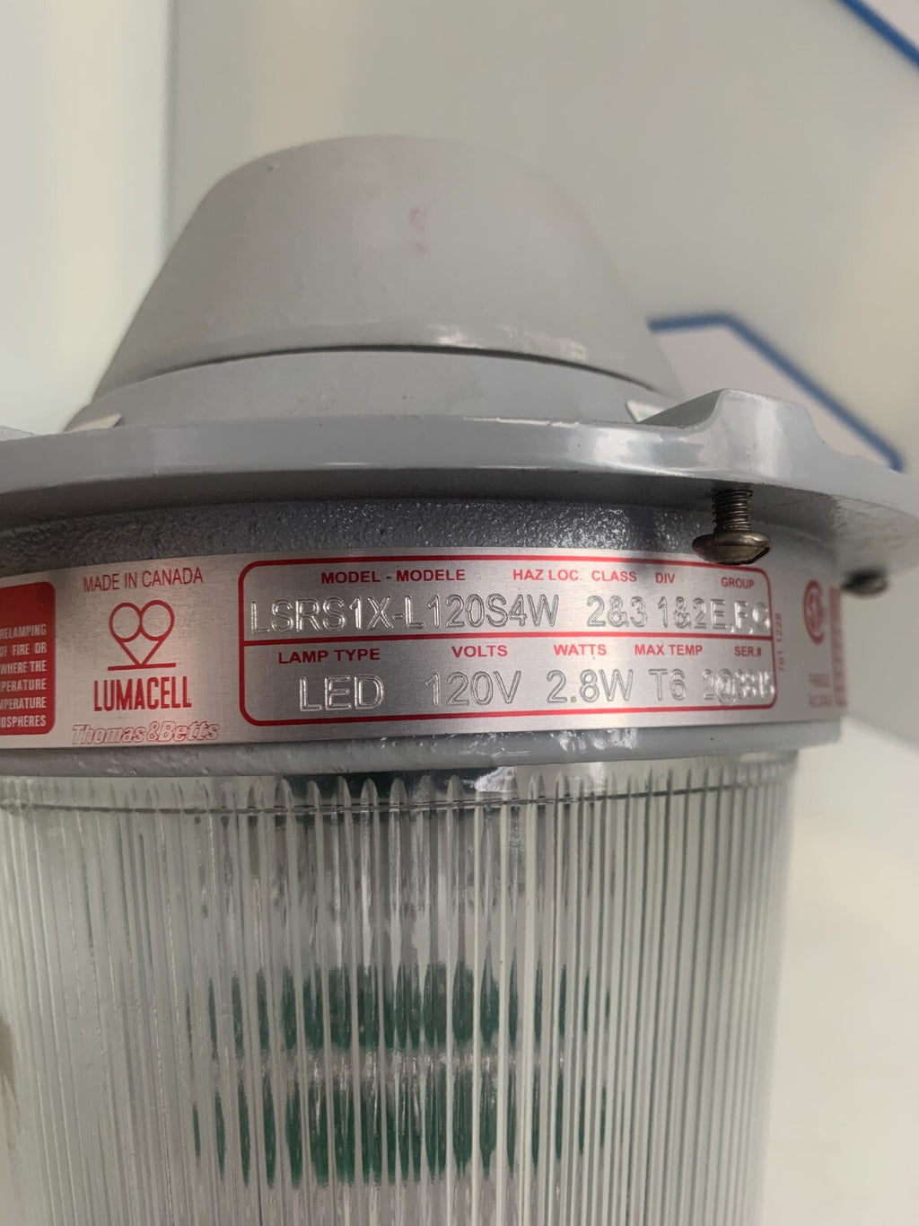 Lumacell LED Emergency Light LSRS1X-L120S4W1