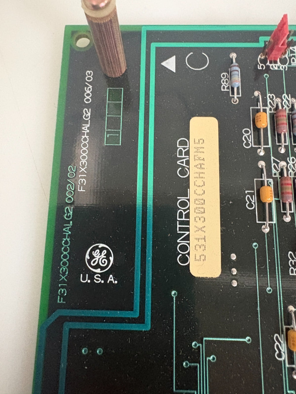 GENERAL ELECTRIC MAIN CONTROL BOARD 531X300CCHAFM52