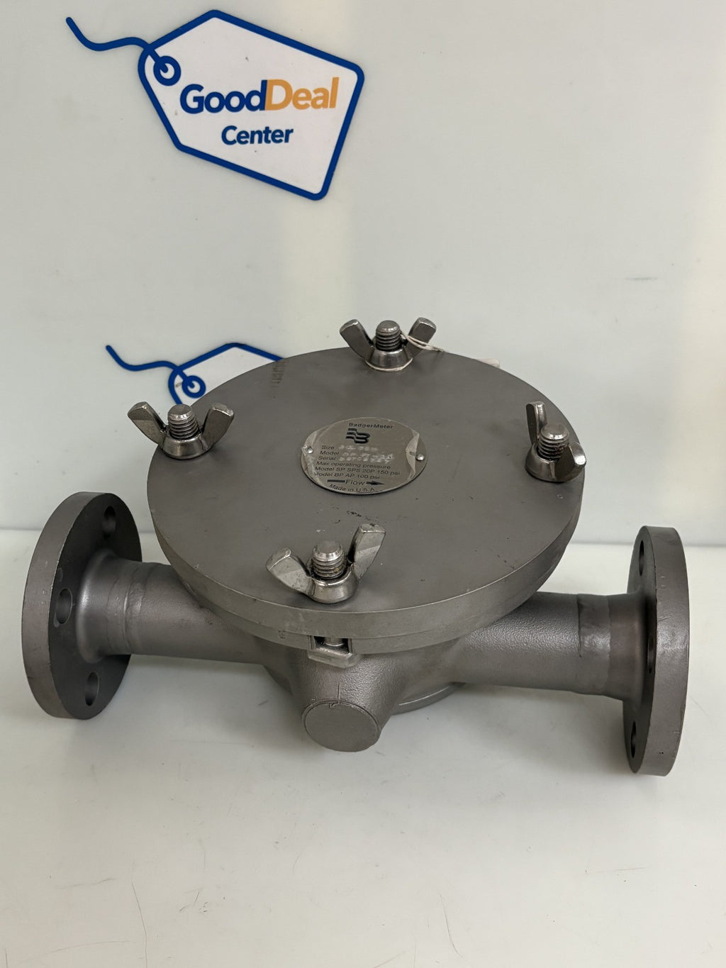 BADGER METER OSCILLATING WATER FLOW METER/TRANSMITTER SIZE 1UL TEM MODEL SP FT-10
