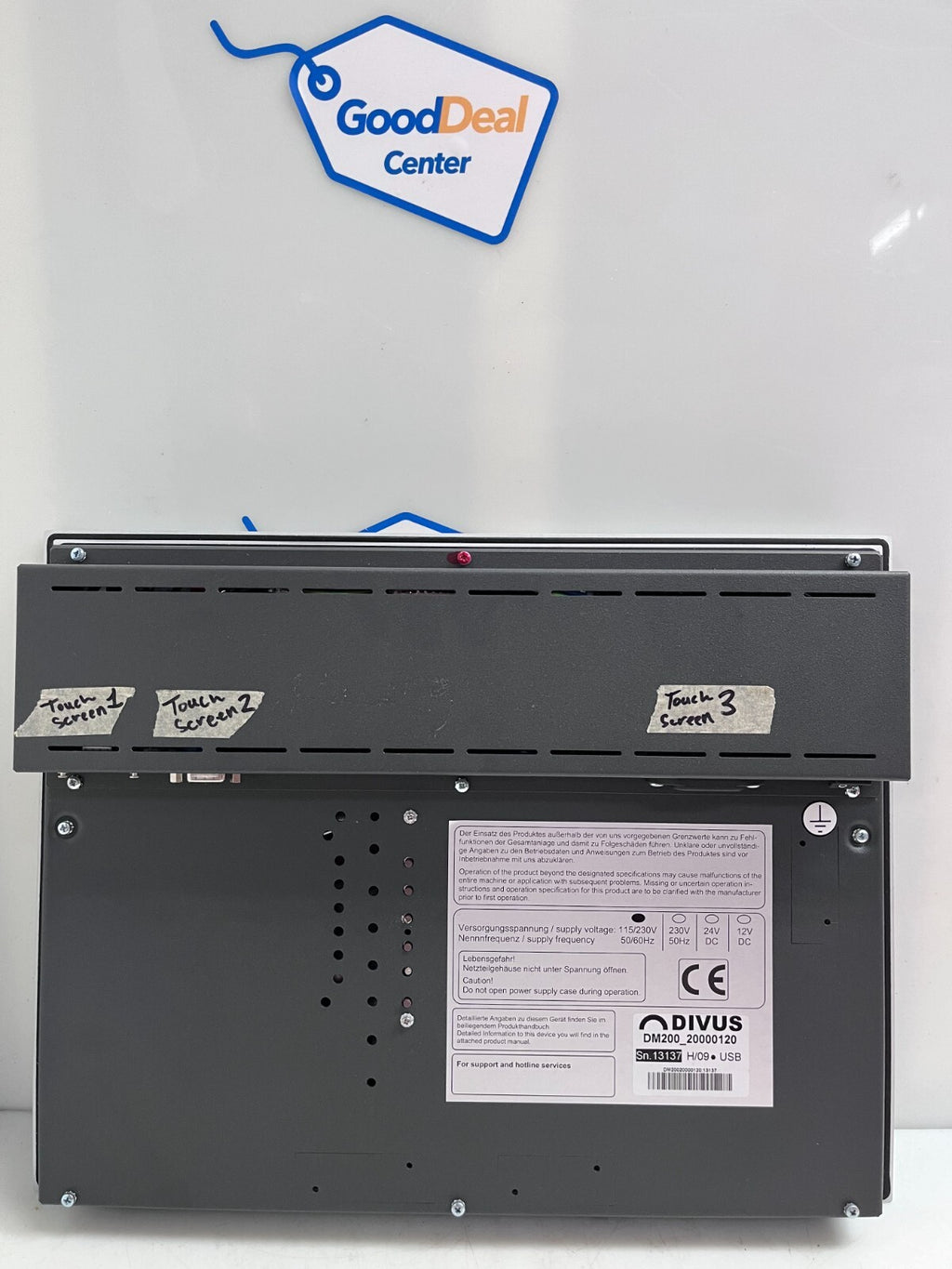 DIVUS SOMONT DM200 20000120  Touch Panel1