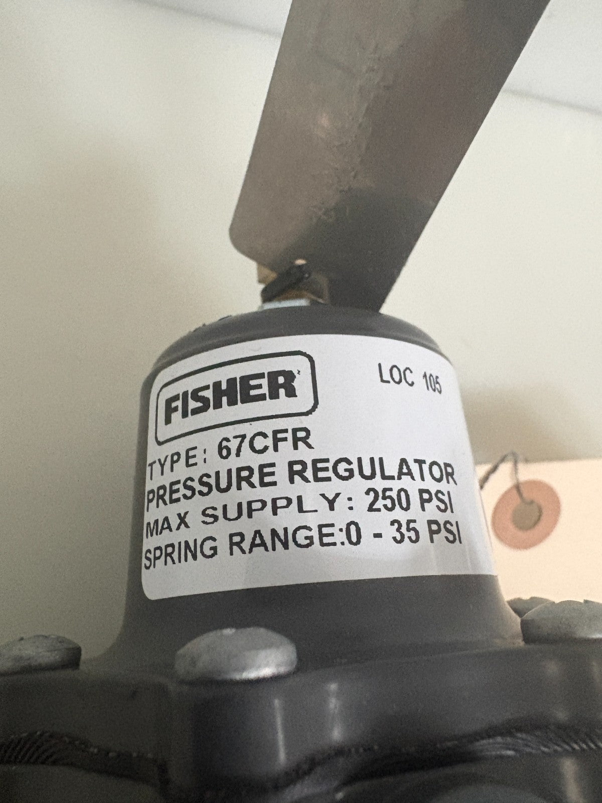 FISHER PRESSURE REGULATOR #67CFR