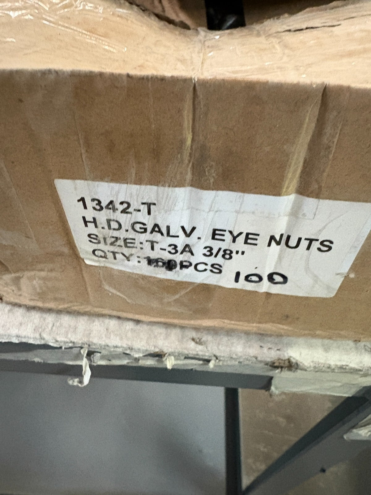 VGD HD GALVANIZE EYE NUTS 1342T SIZE T-3A 3/8" 100 PER BOX2