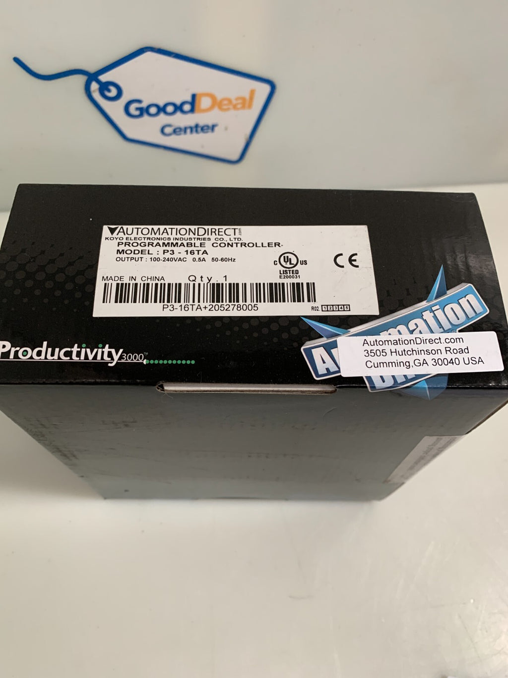 AUTOMATION DIRECT OUTPUT RELAY PROGRAMMABLE CONTROLLER P3-16TA1