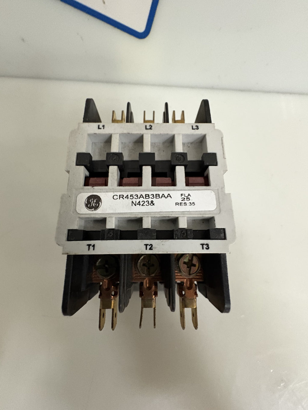 GE DEFINITE PURPOSE CONTACTOR CR453AB3BAA