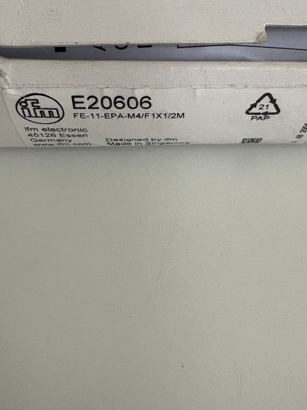IFM EFECTOR OPTIC FIBER FOR BEAM SENSOR E20606