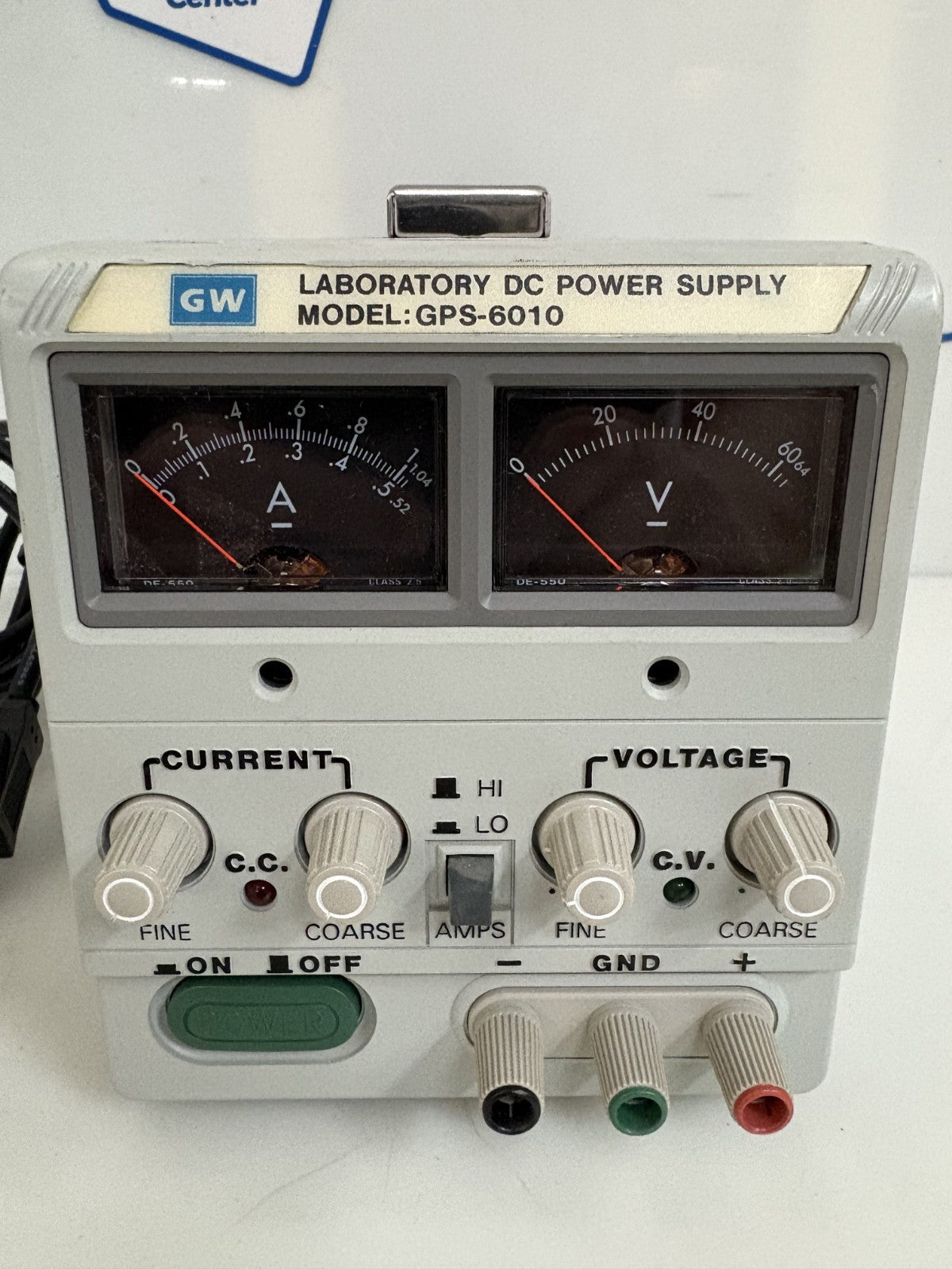 GW INSTEK DC POWER SUPPLY MODEL GPS-6010