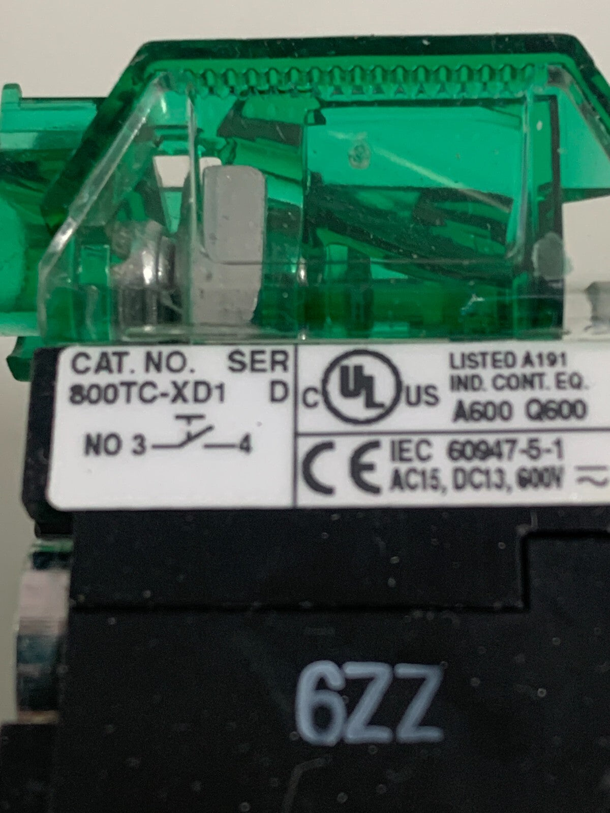 ALLEN BRADLEY SELECTOR SWITCH 800TC-H2A2