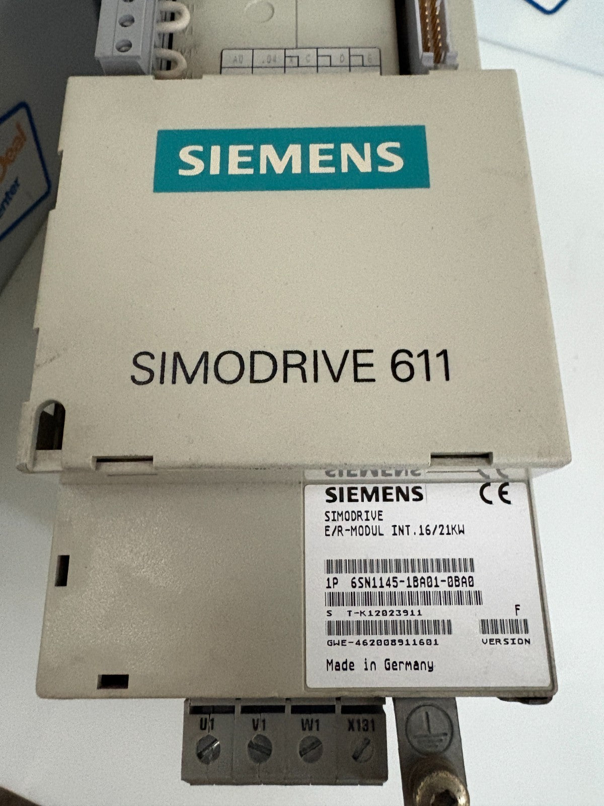 SIEMENS SIMODRIVE 611 E/R MODUL 6SN1145-1BA01-0BA01