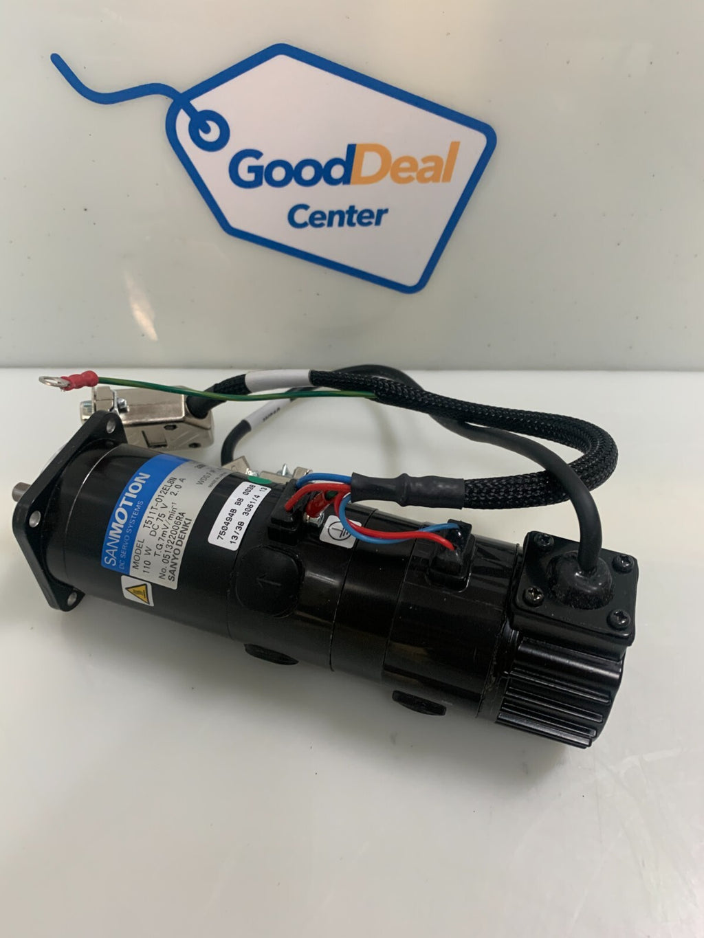 Sanyo Denki T511T-012EL8N 110W DC 75V Servo Motor