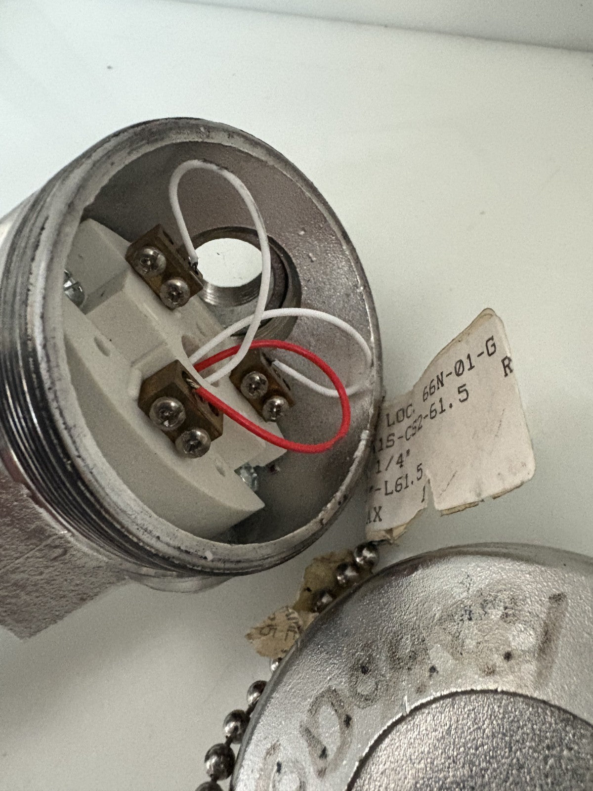 WELL 60" THERMOCOUPLE STAINLESS STEEL RL55 SPRIND LOADED RTD ASSY W/INTEMPCO