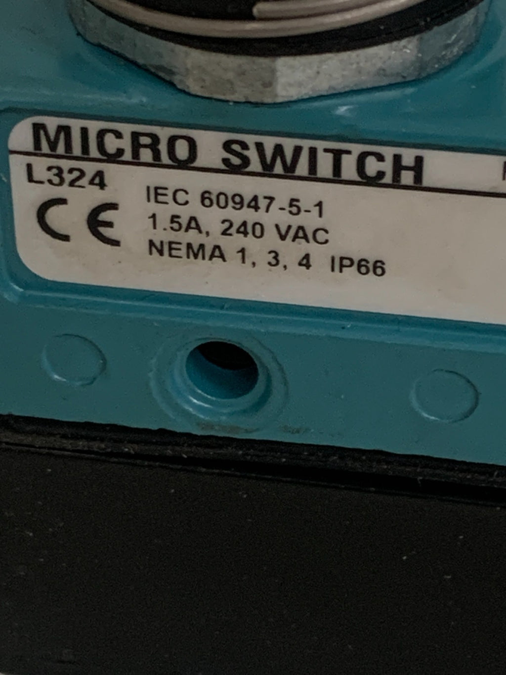 HONEYWELL MICRO SWITCH L74 L324