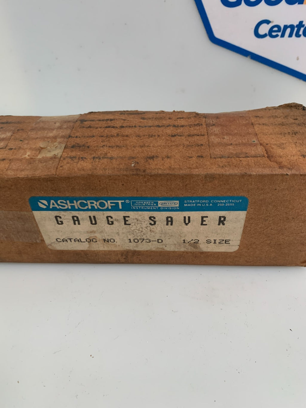 ASHCROFT Gauge Saver 1/2''   #1073-D