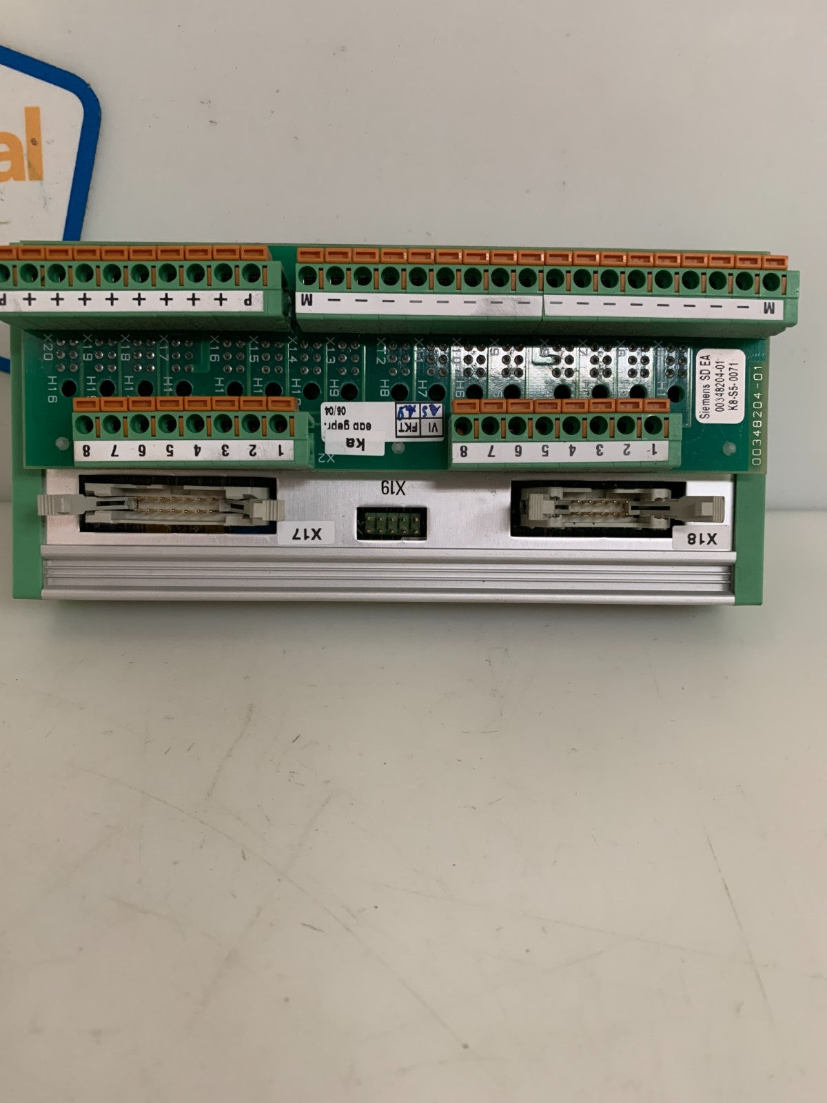 SIEMENS SD EA 00348204-01 CONNECTOR BOARD W/PLEA 1 009296981