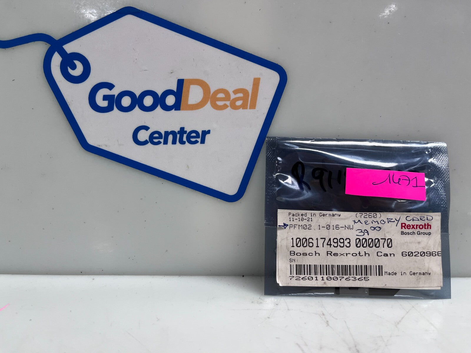 REXROTH PFM02. 1-016-NW 128mb Memory Card