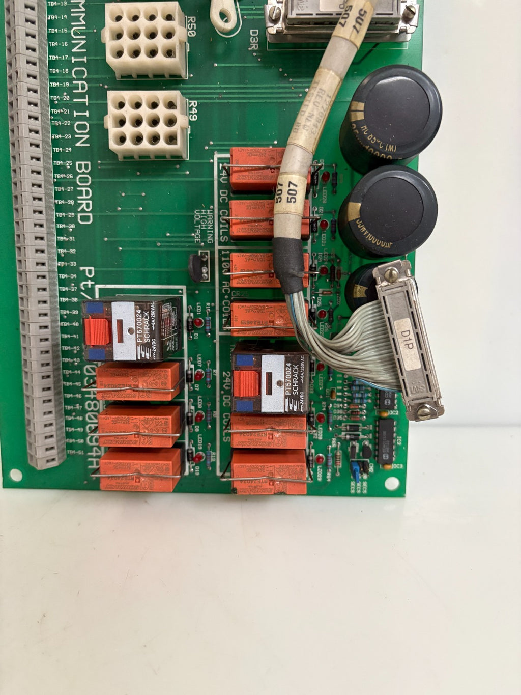 COLTER PRODUCTS COMMUNICATION BOARD PCB-FSC-698-98 9703480694 A3