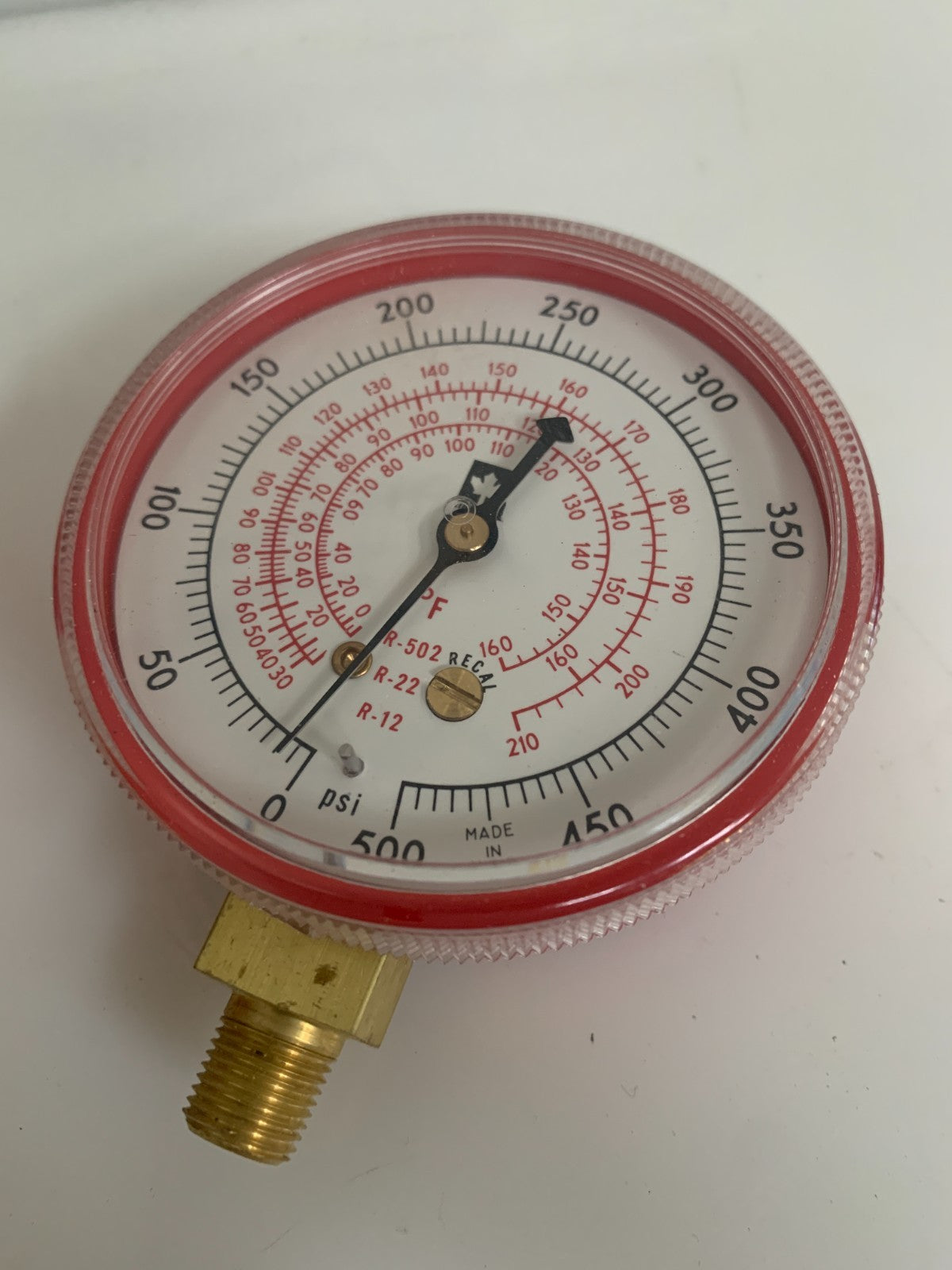 LOT OF 2 REDLINE PRESSURE GAUGE 04-R2-500