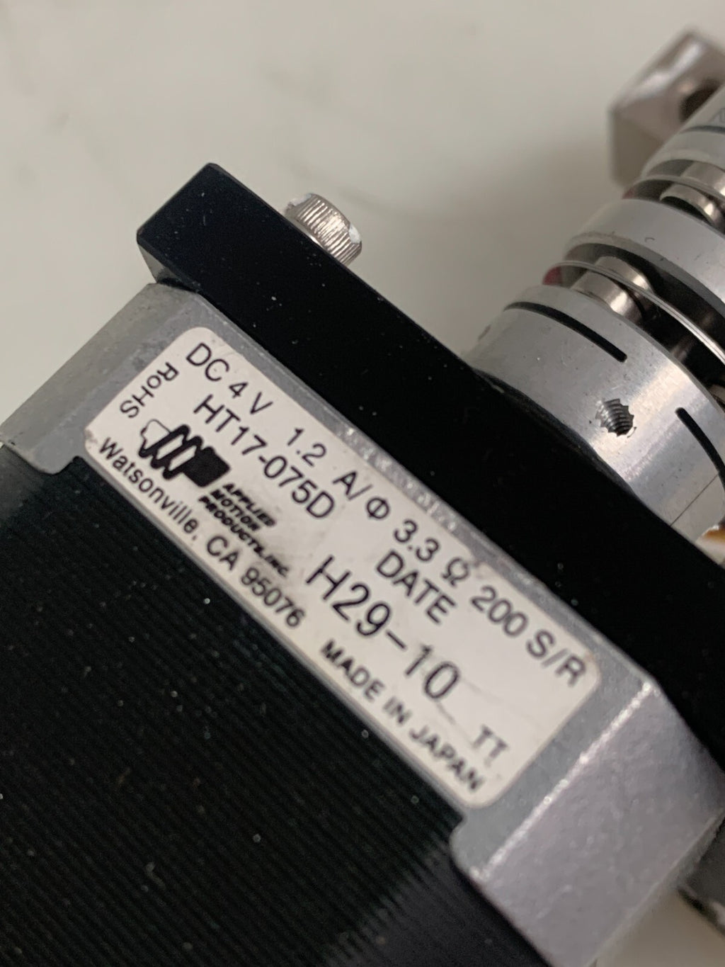 APPLIED MOTION PRODUCTS STEPPER MOTOR HT17-075D W/US DIGITAL E5-400-197-N-S-D-DB