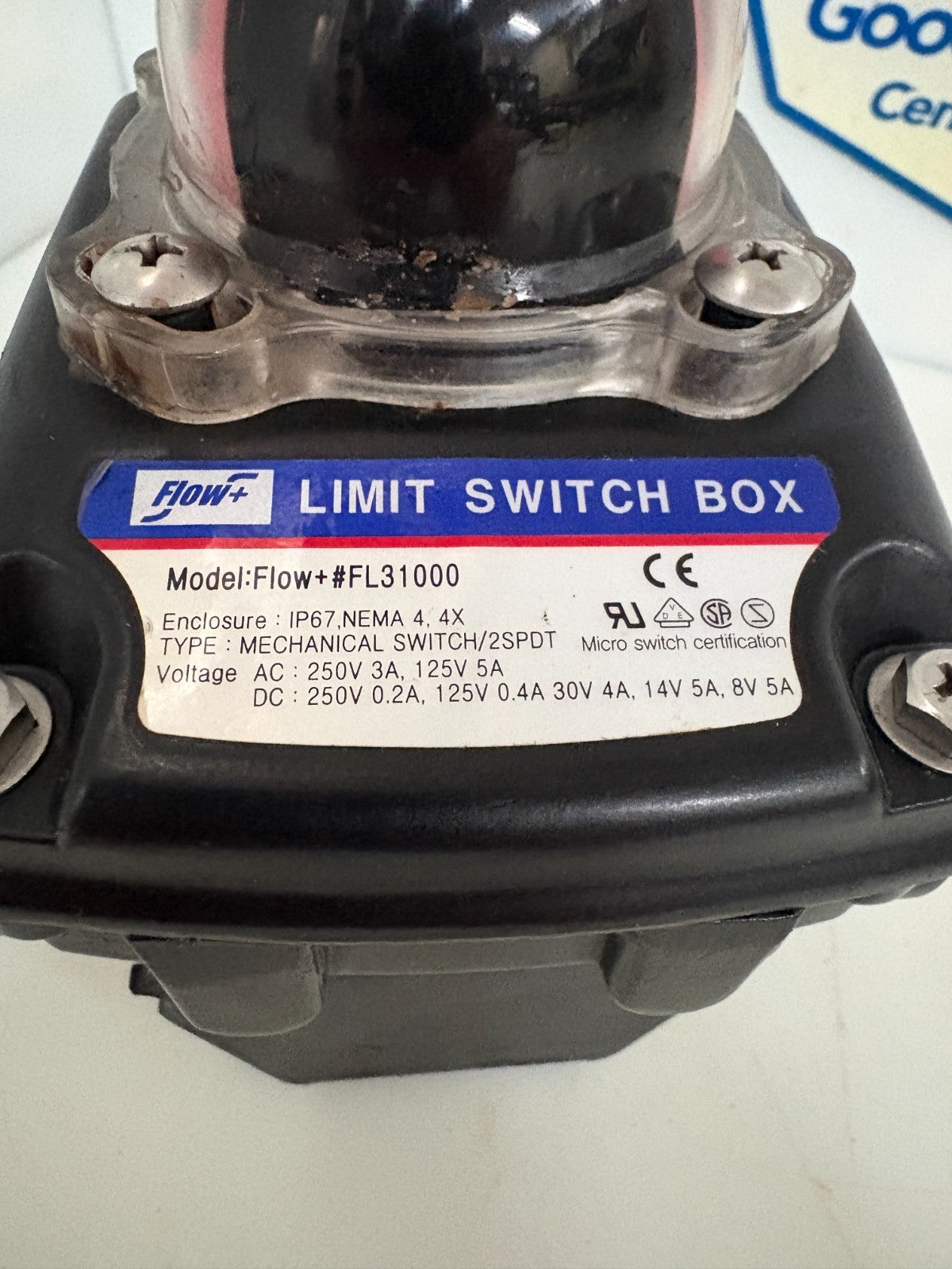 FLOW + LIMIT SWITCH BOX FL310001