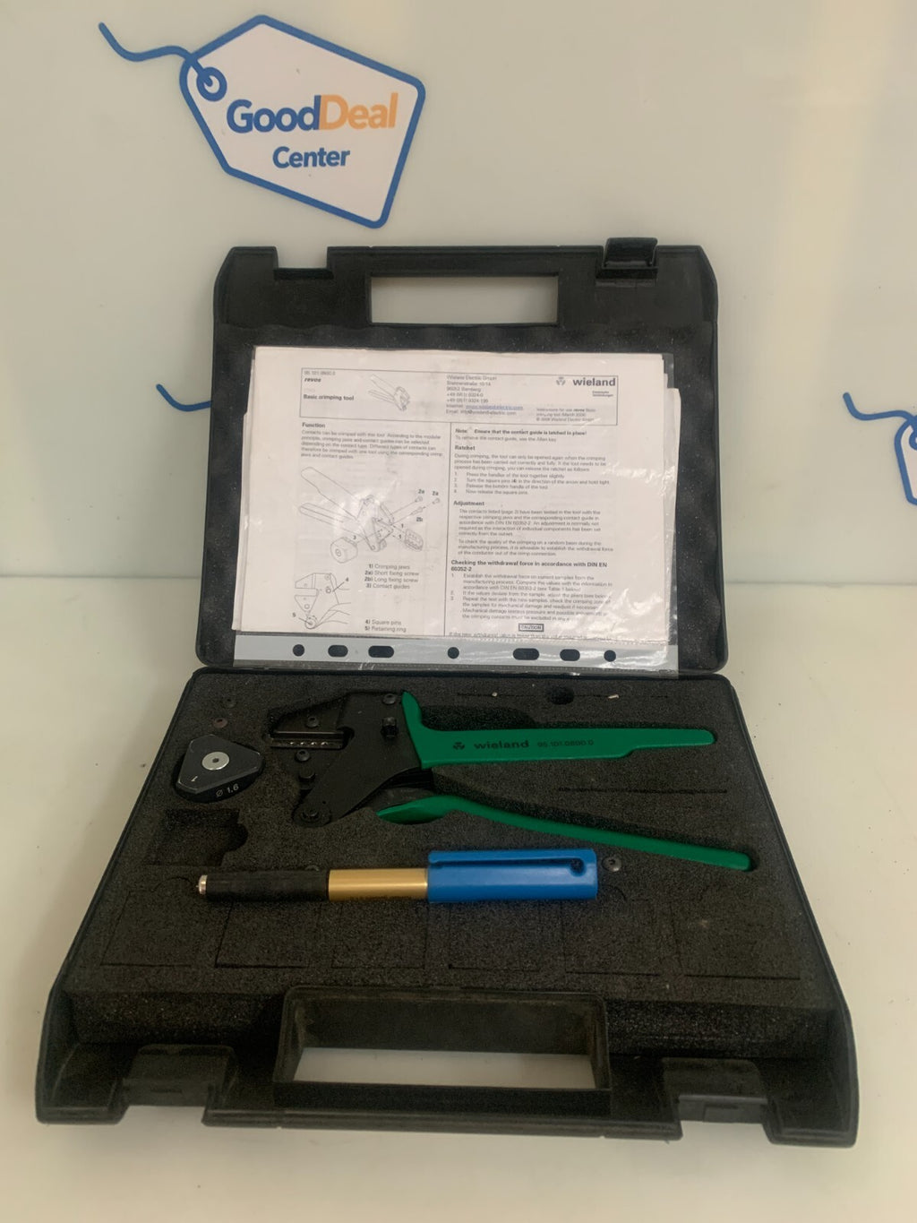 WIELAND GRIMPING TOOL 95.101.0600.0  IN CASE0