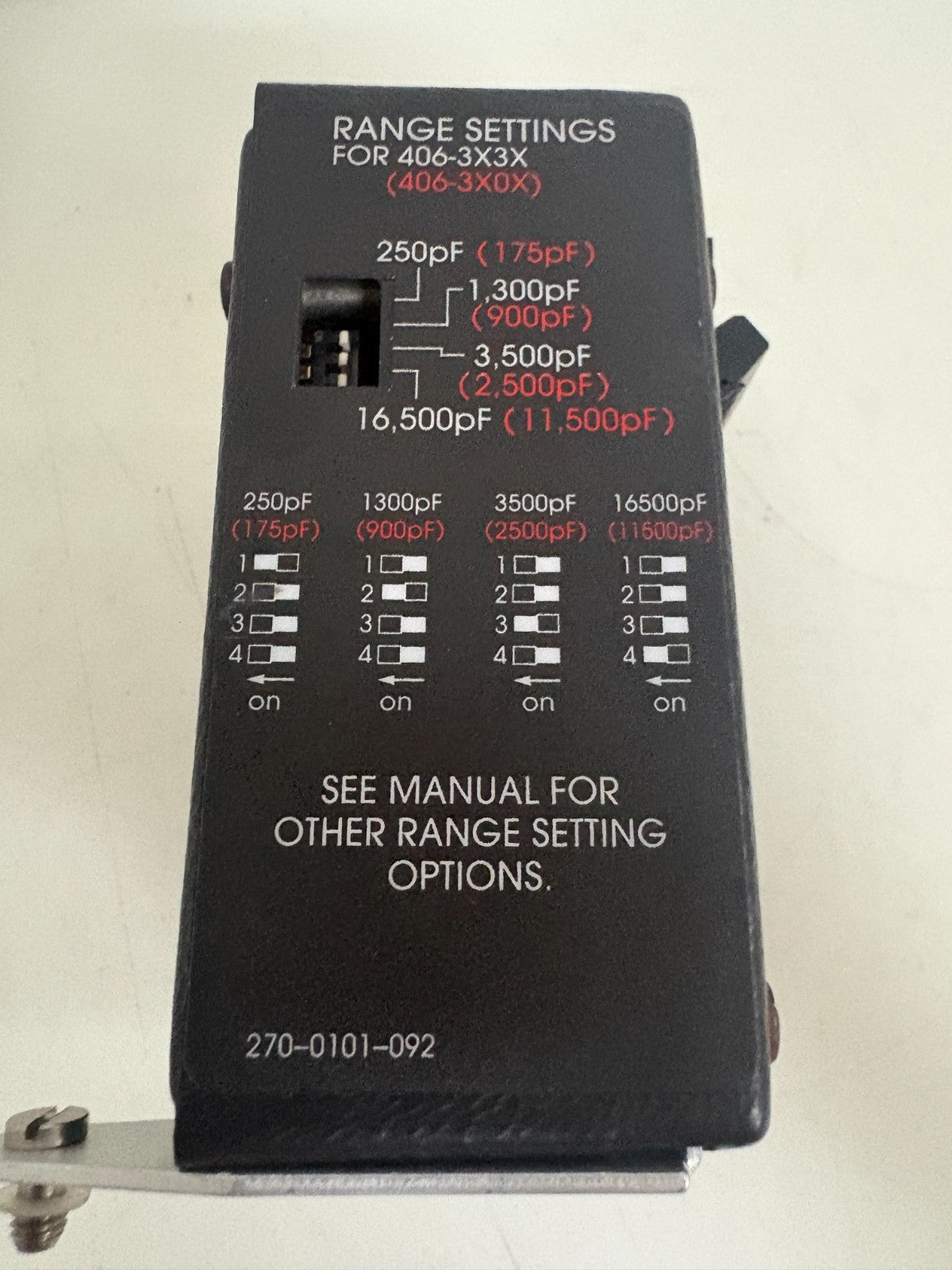AMETEK DREXELBROOK MULTI POINT II 406-3033-001 RANGE MODULE2