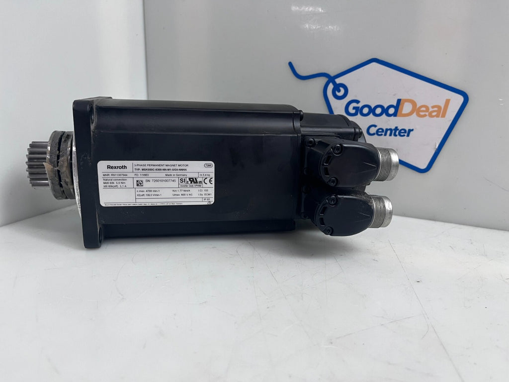REXROTH R911307944 3-Phase Permanent Magnet Motor MSK050C-0300-NN-M1-UG0-NNNN
