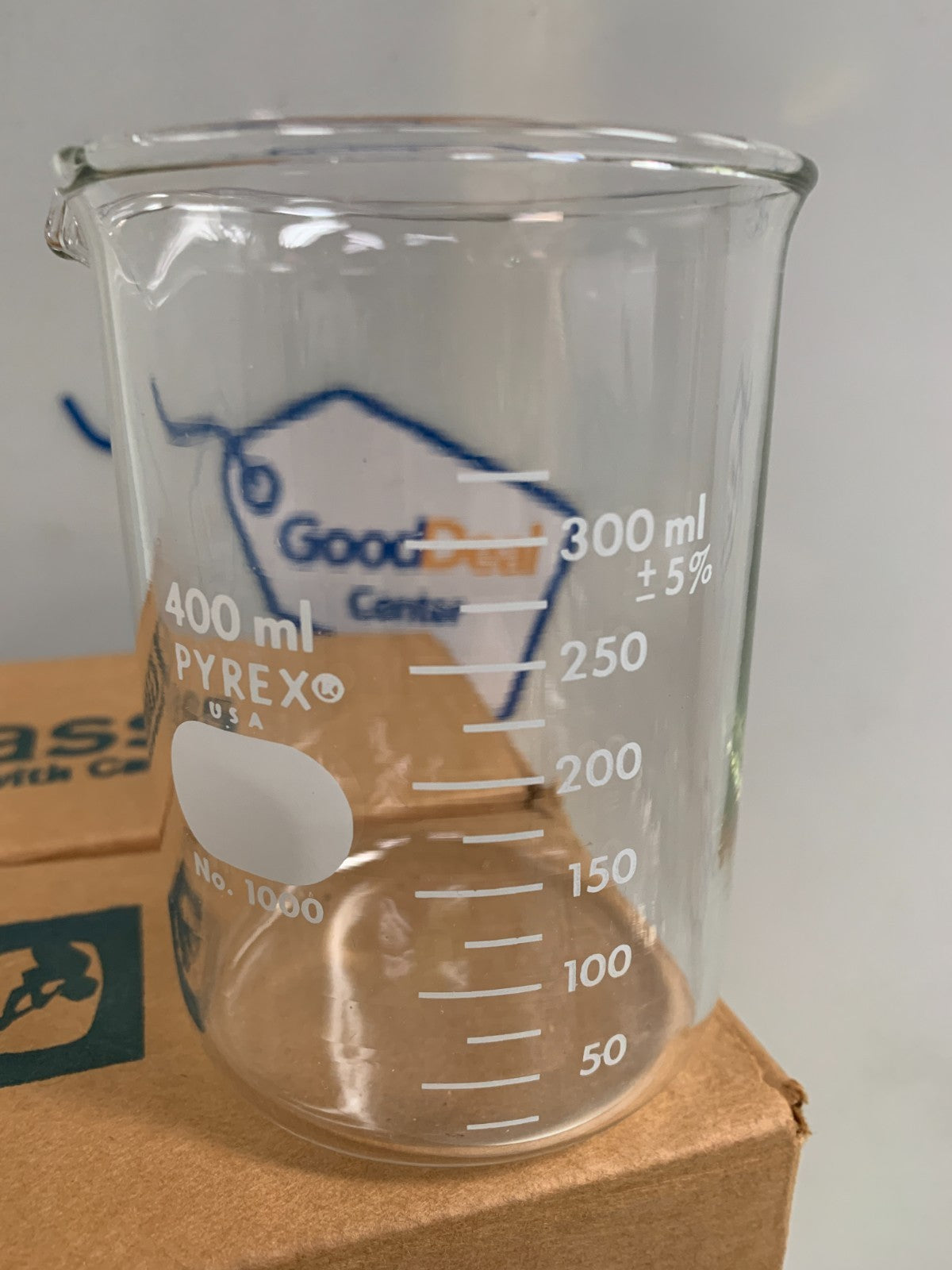 PYREX / CORNING  #1000  400mL Beaker  12/CS