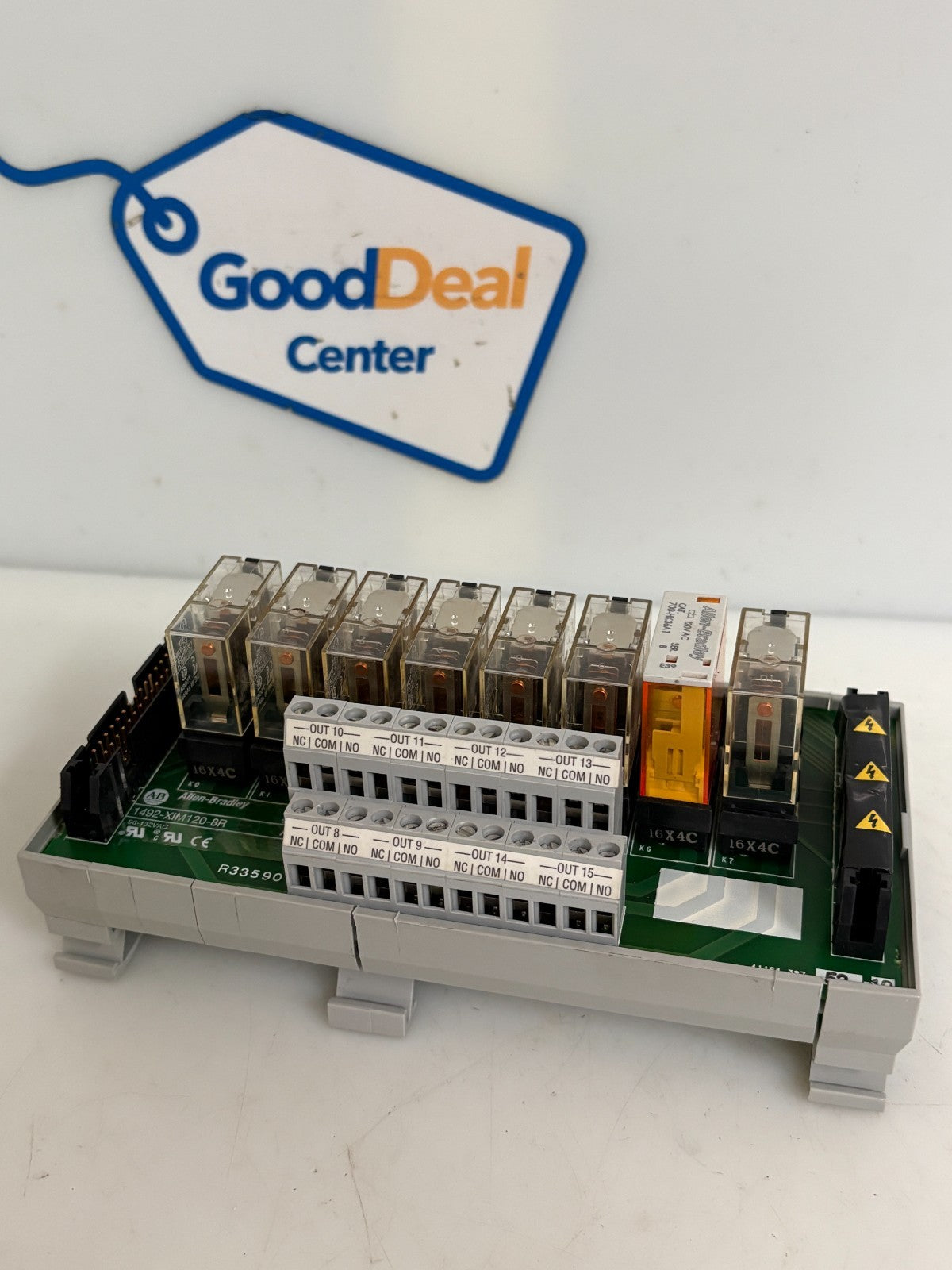 ALLEN BRADLEY RELAY MASTER MODULE 1492-XIM120-BR A