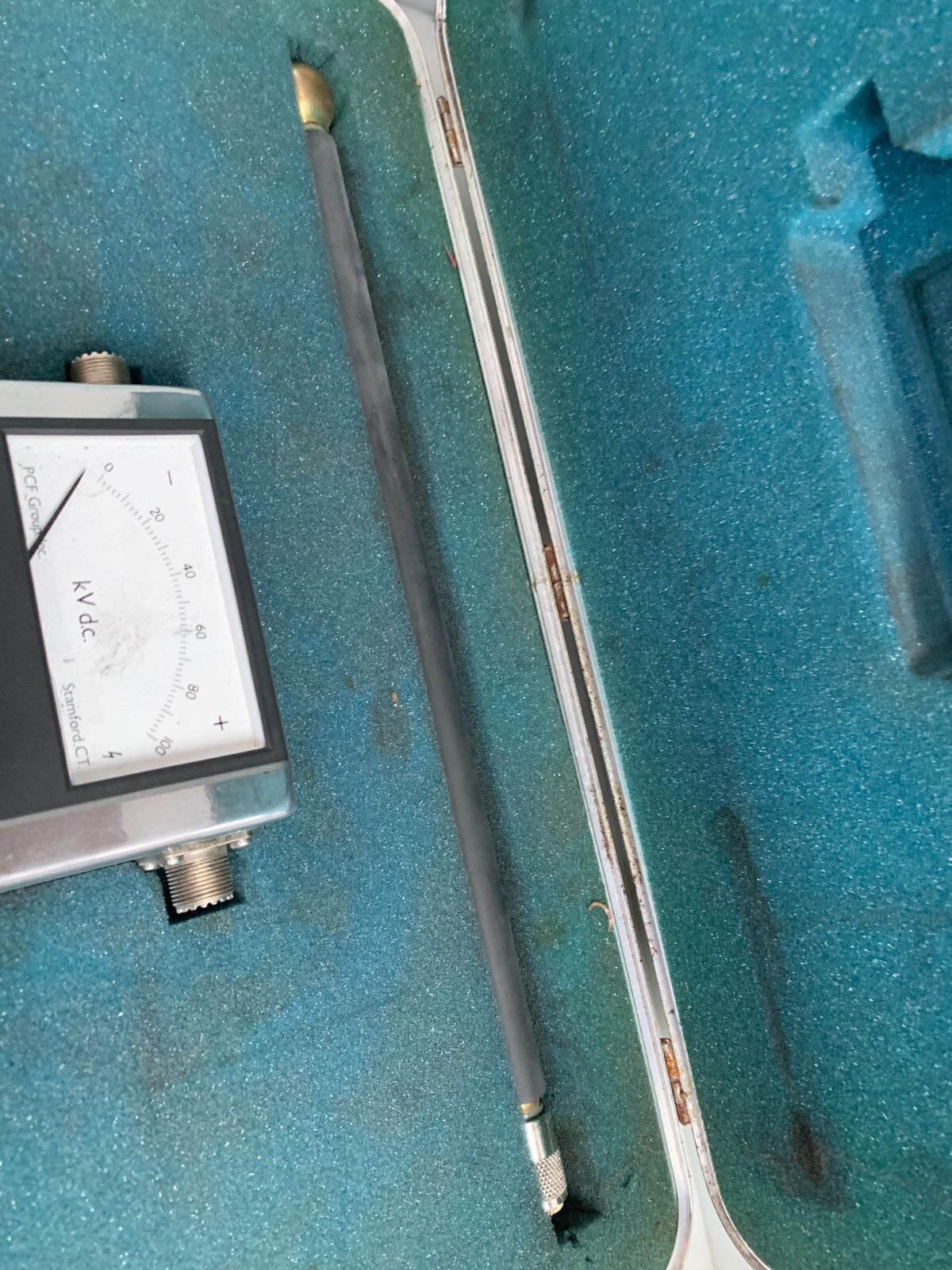 PCF ELECTROSTATIC DC VOLT TEST METER VINTAGE HV 1003