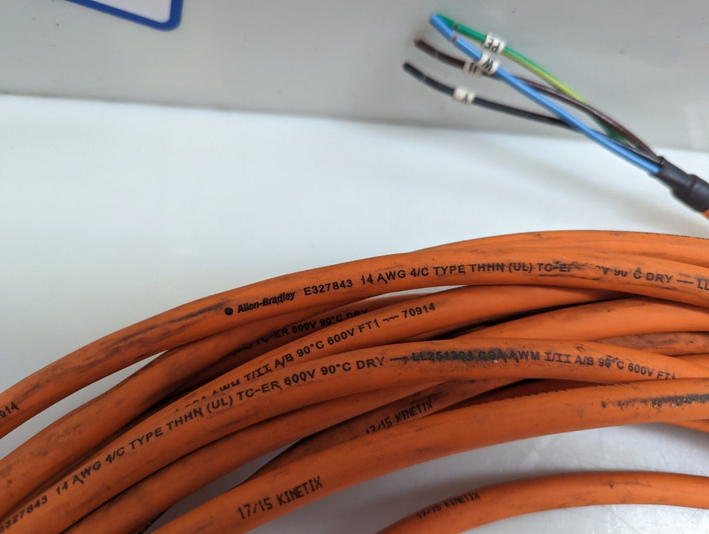 Allen-Bradley E327843 LL251304 Kinetix Cable 14AWG 50 Ft long