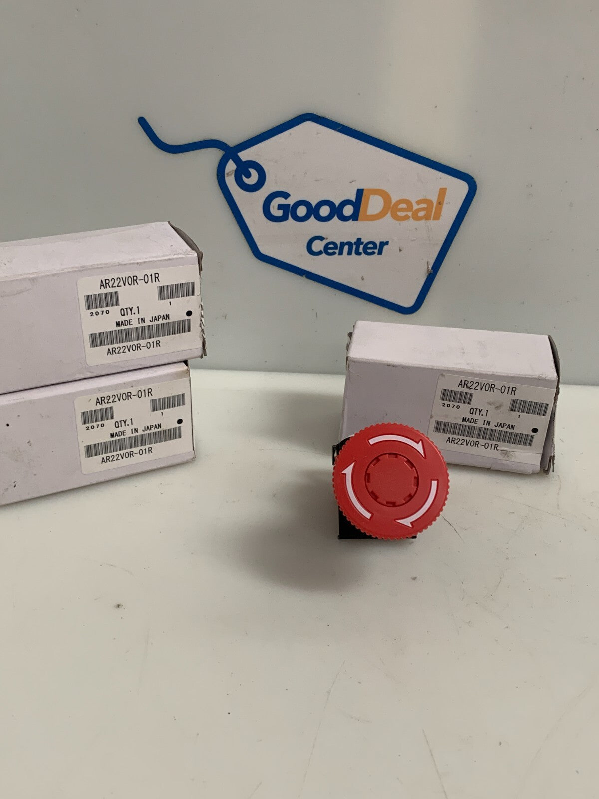 LOT OF 3 FUJI EMERGENCY BUTTON AR22VOR-01R