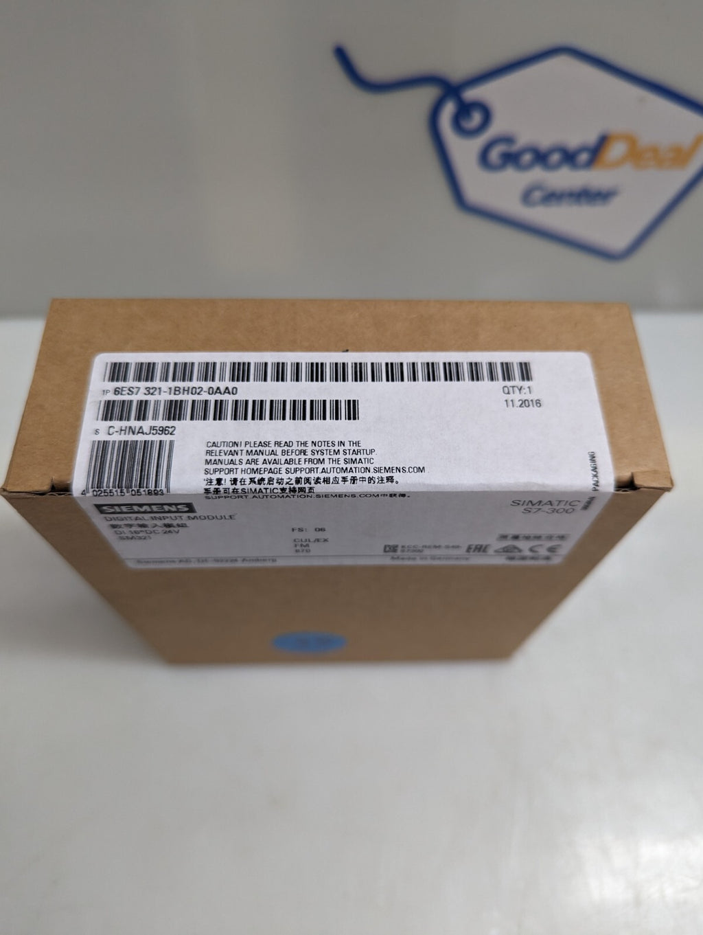 Siemens S7-300 Digital Input Module 6ES7 321-1BH02-0AA0  (NEW)