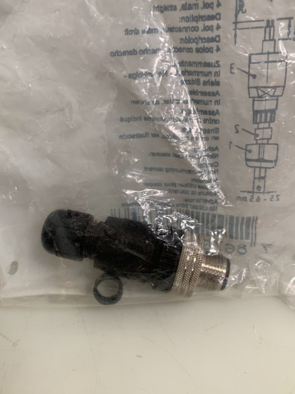 Lot of 2 Woodhead 1200710038 Attachable Connector New in Bag