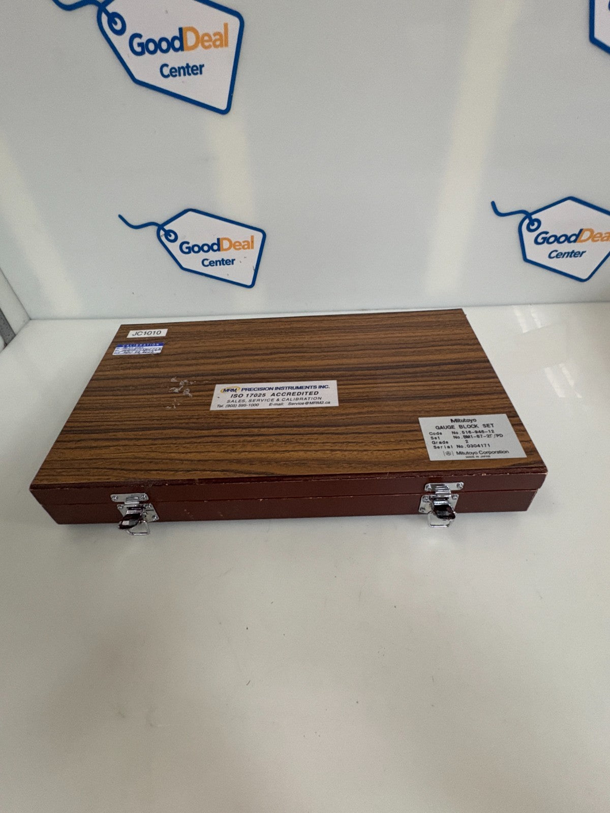 MITUTOYO GAGE BLOCK SET #516-946-12 BM1-87-2 / PD