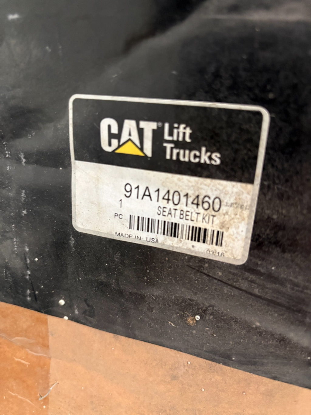 CATERPILLAR SEAT BELT KIT 91A14014603