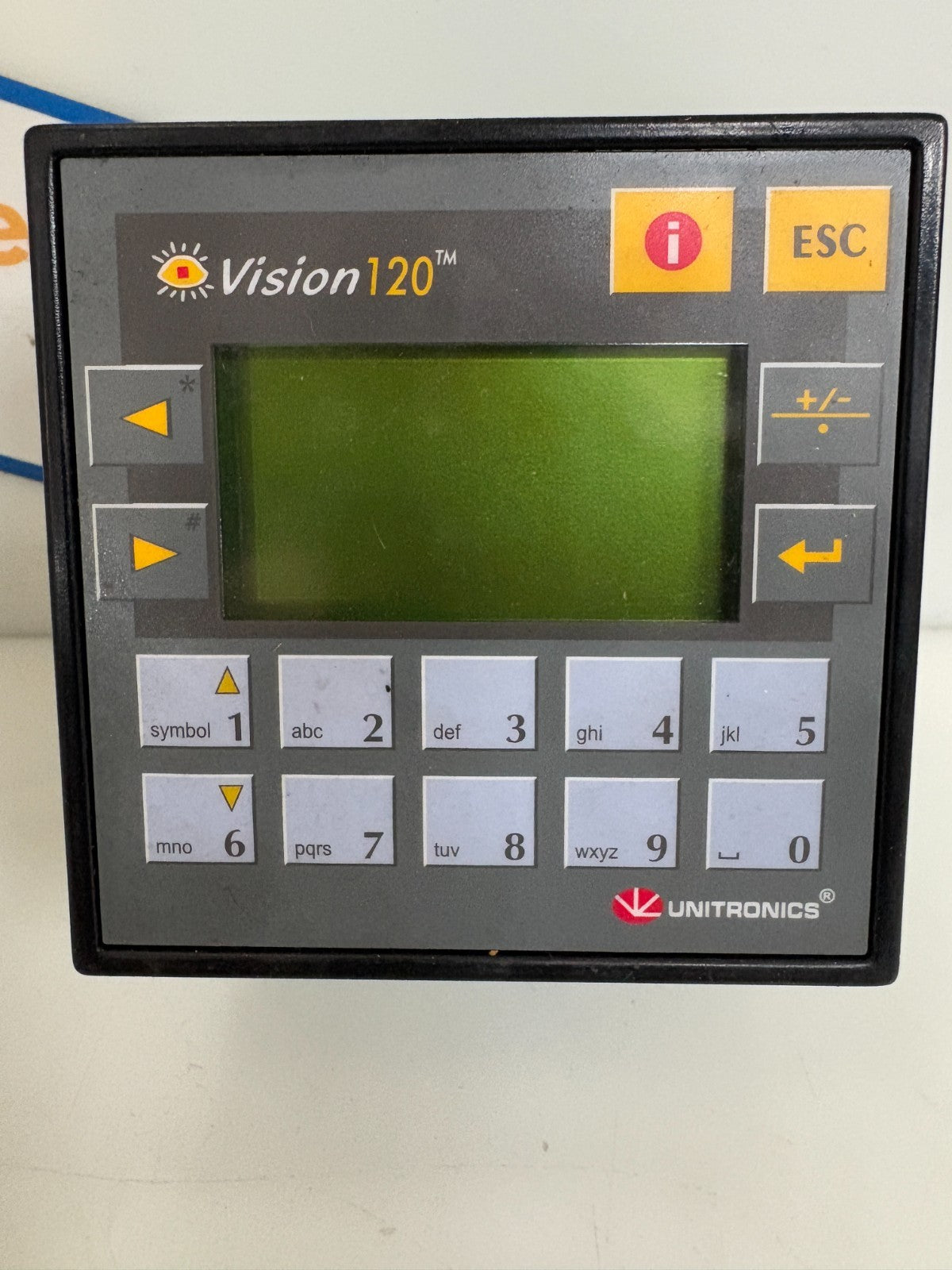 UNITRONICS VISION 120 PROGRAMMABLE LOGIC CONTROLLER PANEL V120-22-R34