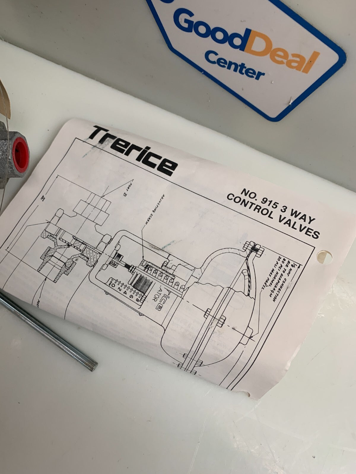 TRERICE   1/2"  3 Way Valve / 910 Series Compact Control Valve