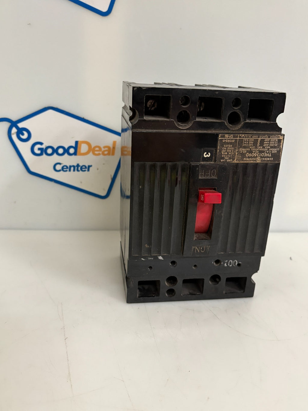 GENERAL ELECTRIC CIRCUIT BREAKER 600V 90 A THED1360900
