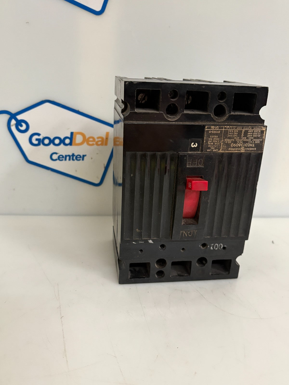 GENERAL ELECTRIC CIRCUIT BREAKER 600V 90 A THED1360900
