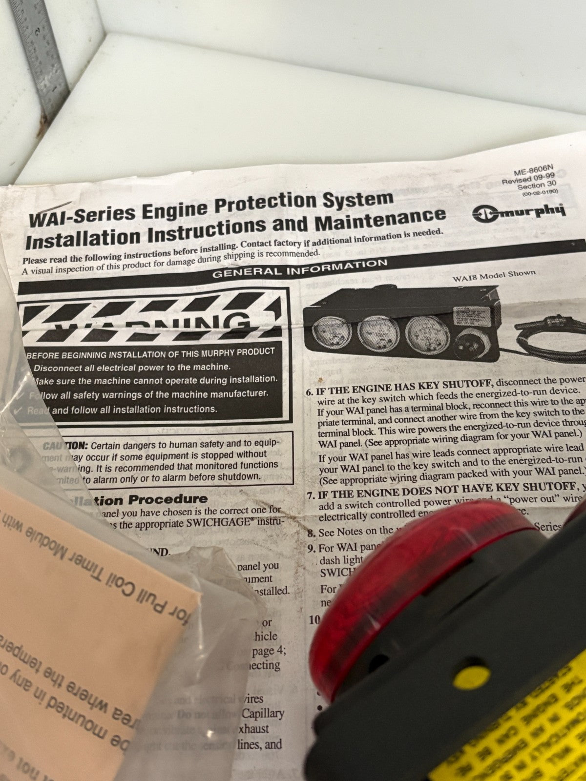MURPHY ENGINE PROTECTION SYSTEM WAI3-24N-E-14