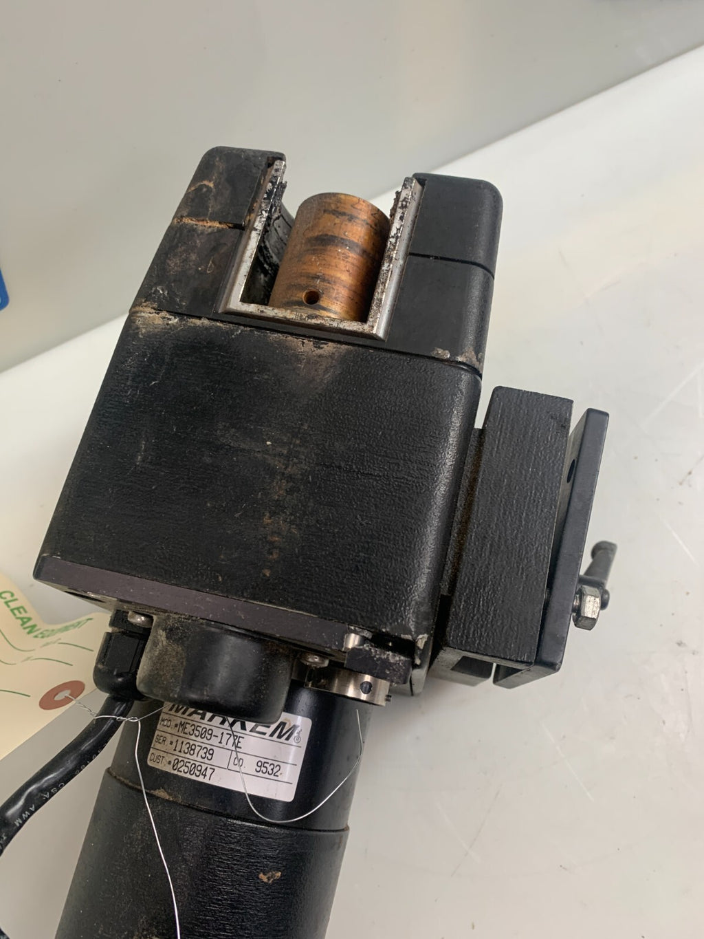 MARKEM 9840 HD Rotary Printer Head Coder with ME3509177E Servo Motor AS IS