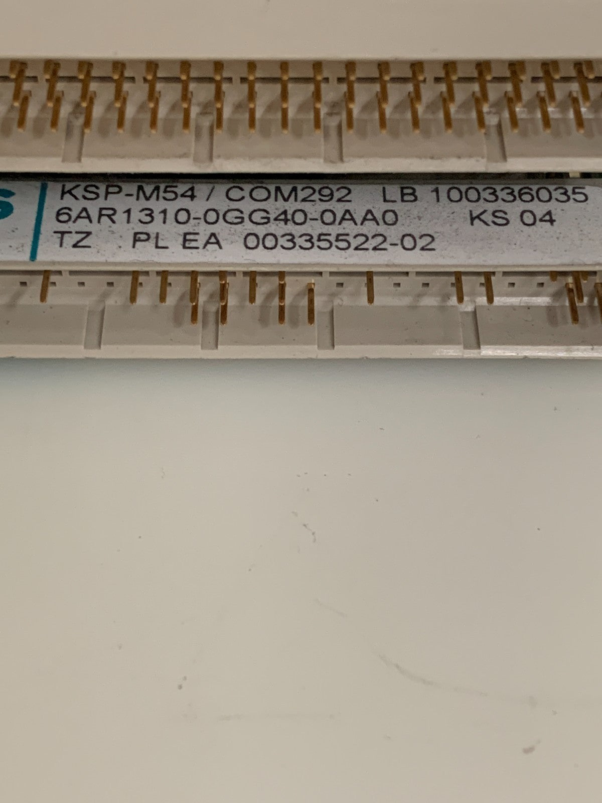 SIEMENS PCI CONTROL BOARD KSP-M54/COM 292 00335522-02 6AR1310-0GG40-0AA0