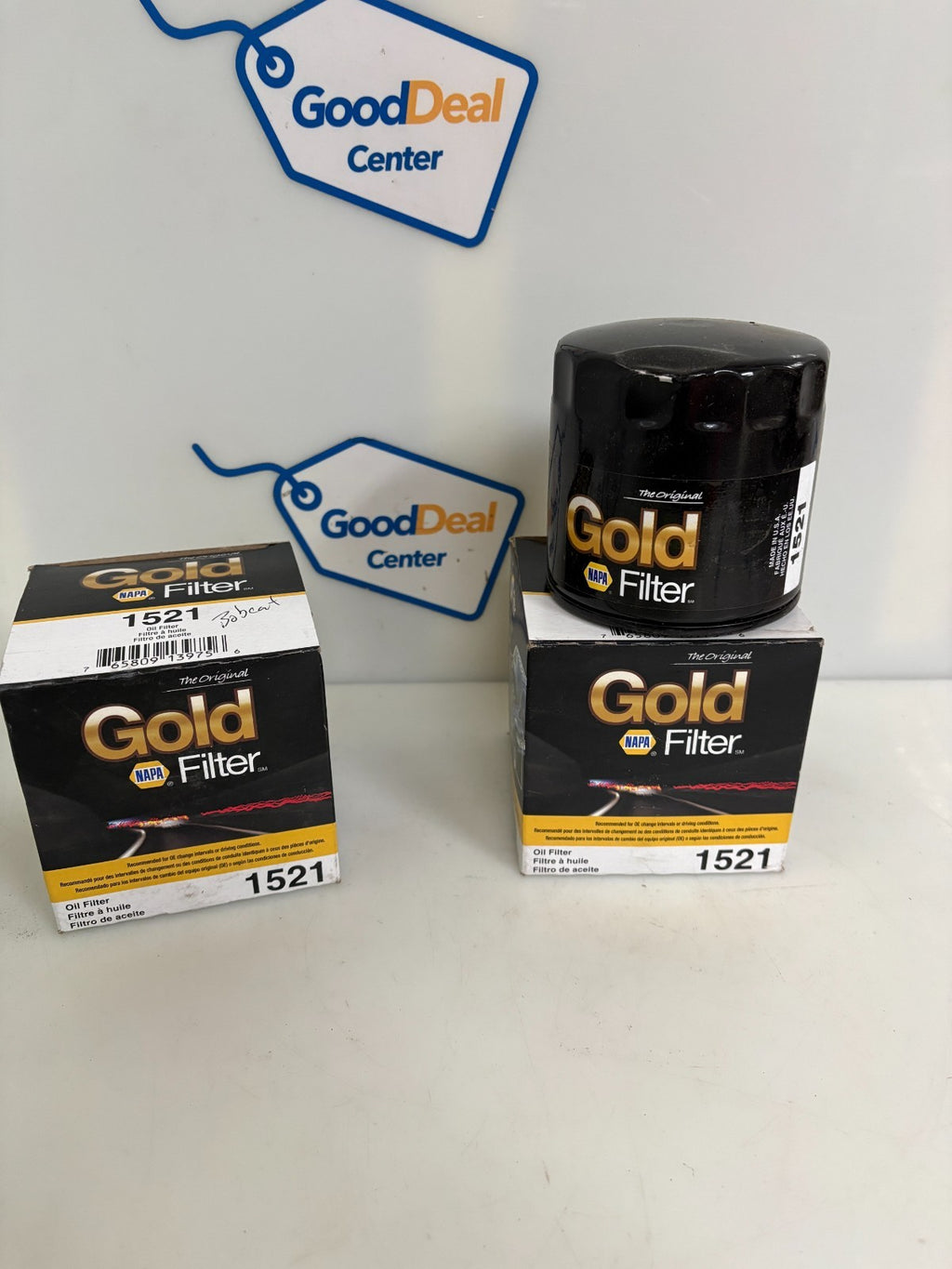 LOT OF 2 NAPA GOLD OIL FILTER #1521
