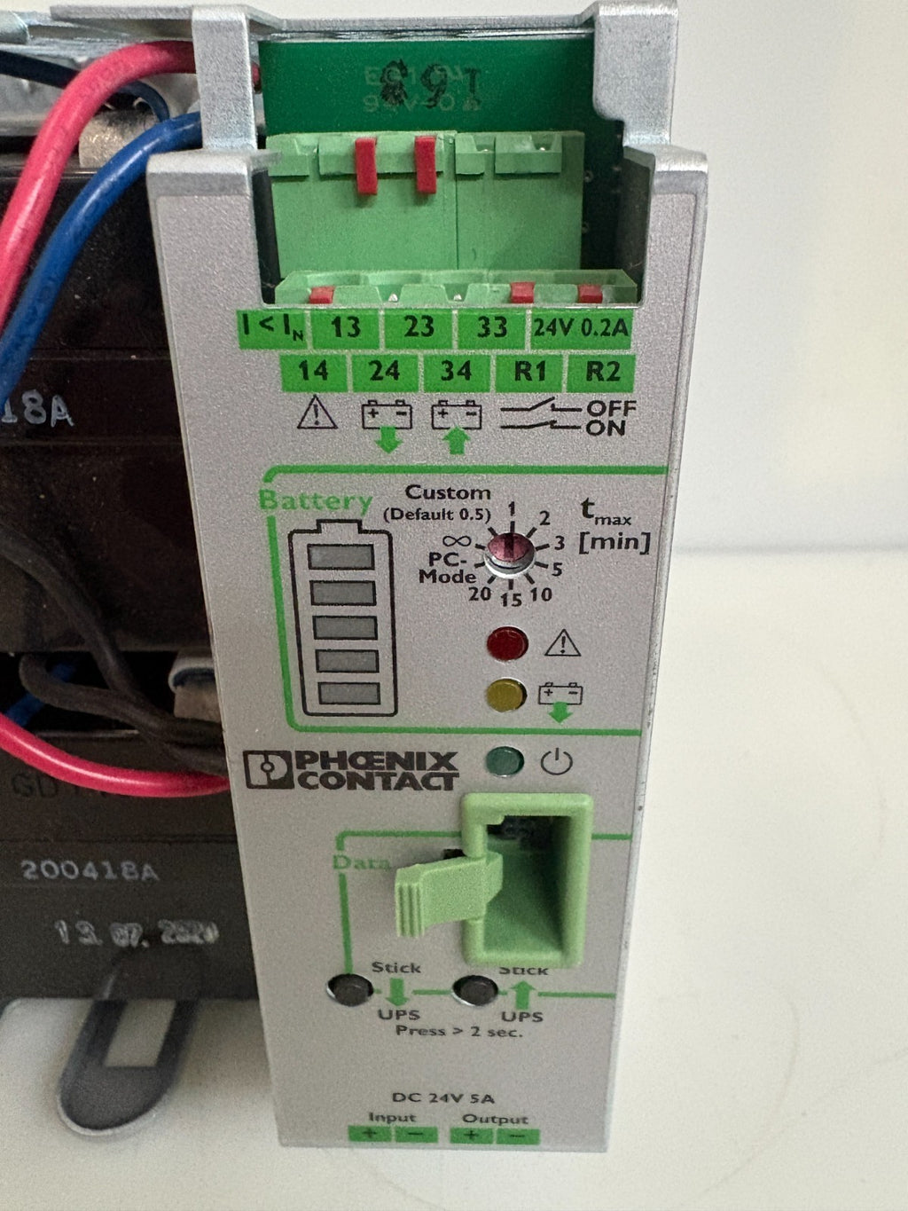 PHOENIX CONTACT UNINTERRUPTIBLE POWER SUPPLY QUINT-UPS/24DC/24DC/5/1.3AH1
