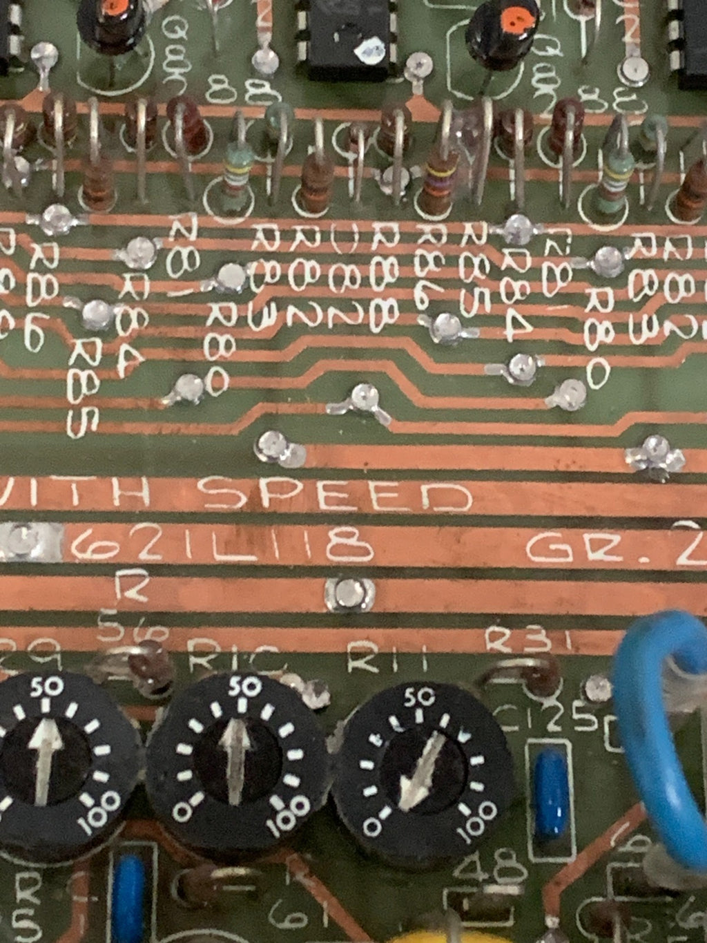 GENERAL ELECTRIC 6 PULSE REVERSING SPEED CURRENT REGULATOR CIRCUIT BOARD5
