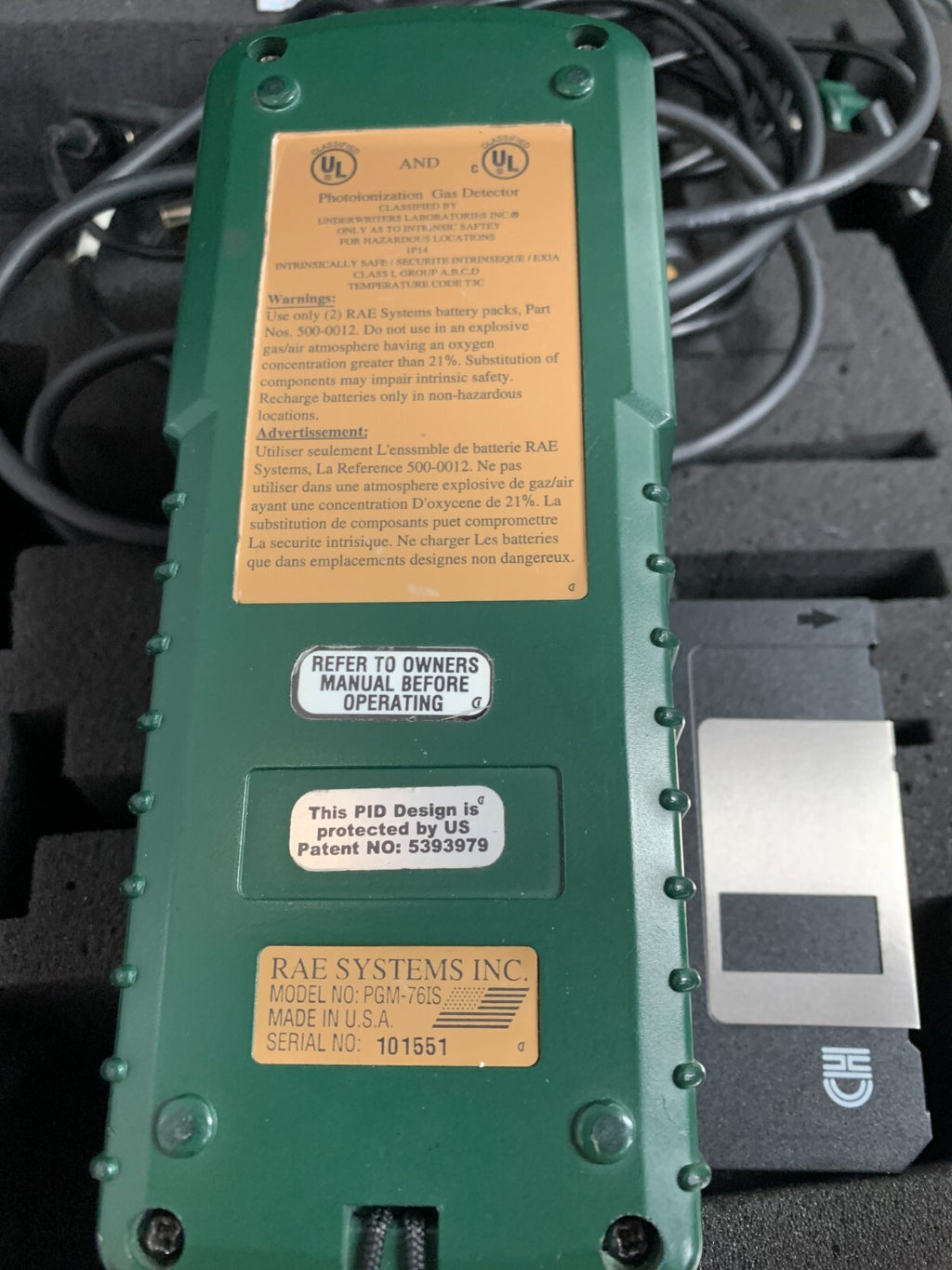 RAE SYSTEMS MINI RAE PGM-761S