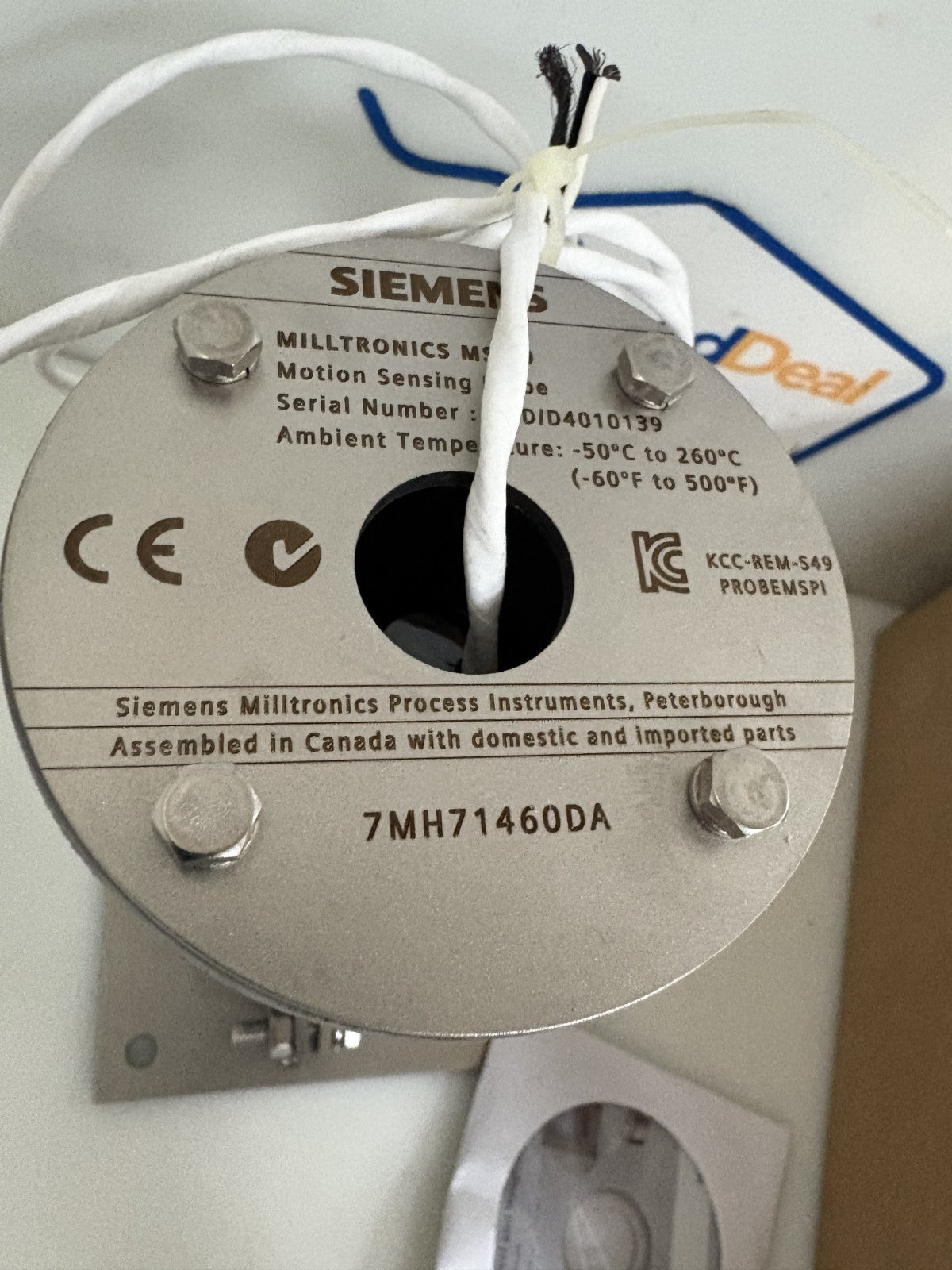 SIEMENS MILLTRONICS MOTION SENSING PROBE MSP-9  7MH71460 DA